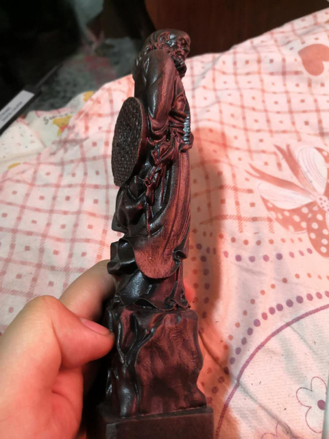 古玩雜項達摩雕像拍賣，當前價格5500元