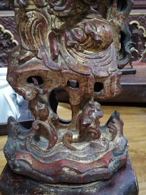 古玩銅器送子觀音拍賣，當前價格3600元