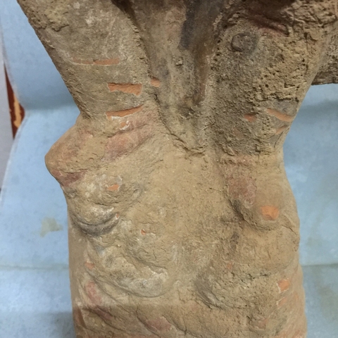 古玩陶瓷彩陶鎮墓神拍賣，當前價格13700元