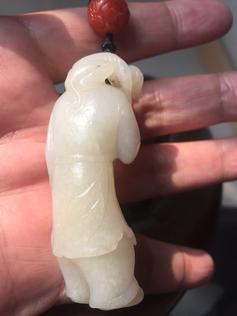 古玩玉器和田玉童子拍賣，當(dāng)前價格7000元