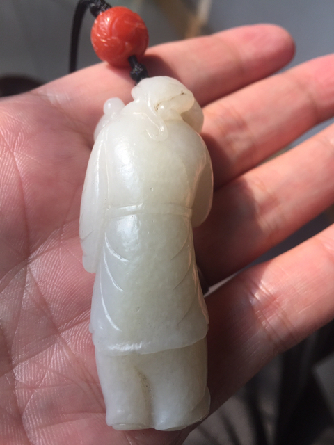 古玩玉器和田玉童子拍賣，當(dāng)前價格7000元