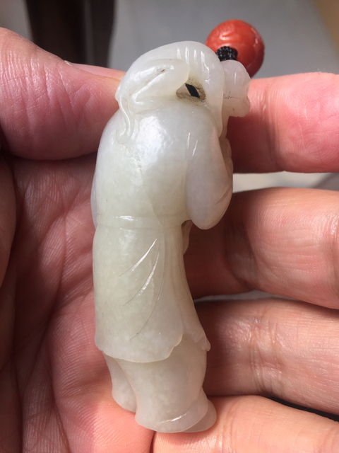 古玩玉器和田玉童子拍賣，當(dāng)前價格7000元