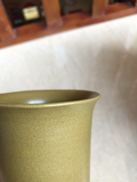 古玩陶瓷茶葉末釉花觚拍賣，當前價格7300元