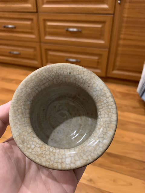 古玩陶瓷哥釉爐拍賣，當前價格9700元