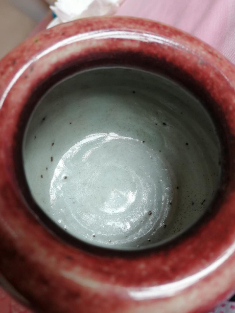 古玩陶瓷清光緒豇豆紅釉蘋果尊拍賣，當(dāng)前價(jià)格12200元