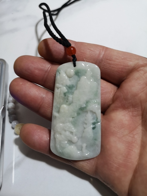 古玩玉器第九圖起三件一起，山水牌子拍賣，當前價格450元