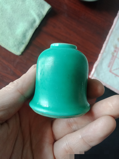 古玩陶瓷綠釉水盂拍賣，當前價格4300元