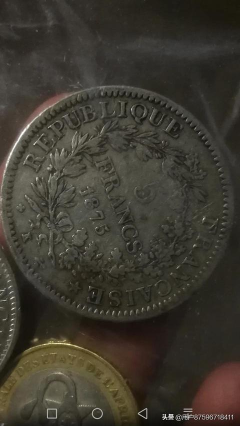 古玩錢幣法郎拍賣，當前價格3600元