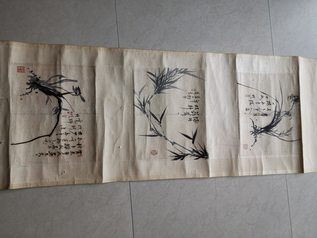 古玩字畫竹蘭圖拍賣，當(dāng)前價格8888元