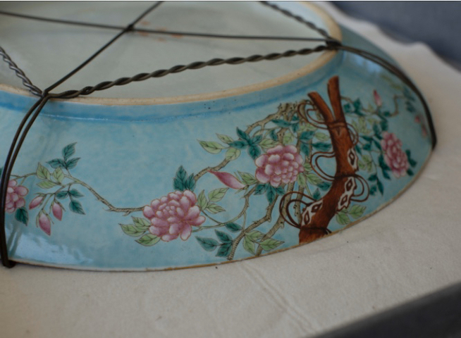 古玩陶瓷粉彩盤拍賣，當前價格16800元