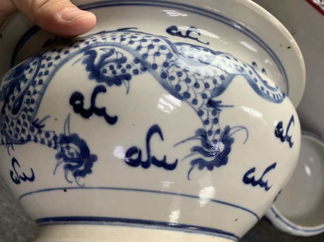 古玩陶瓷龍紋爐拍賣，當前價格7800元