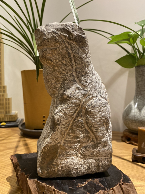 古玩雜項(xiàng)石獸拍賣，當(dāng)前價(jià)格2180元