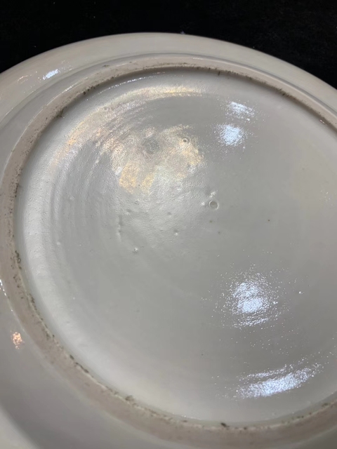 古玩陶瓷粉彩無雙譜紋盤拍賣，當前價格8000元