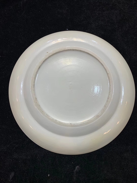 古玩陶瓷粉彩無雙譜紋盤拍賣，當前價格8000元