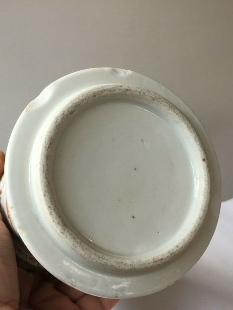 古玩陶瓷五彩刀馬人物紋花觚拍賣，當前價格10000元