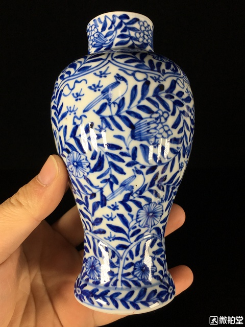 古玩陶瓷青花瓶拍賣，當前價格7000元