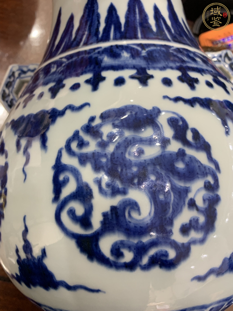 古玩陶瓷青花夔龍紋吉耳尊拍賣，當前價格7000元