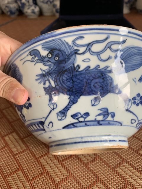 古玩陶瓷青花碗拍賣，當前價格10000元