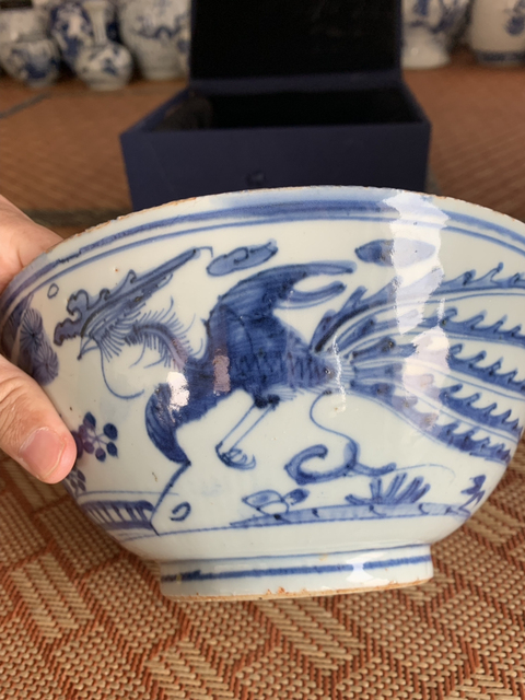 古玩陶瓷青花碗拍賣，當前價格10000元