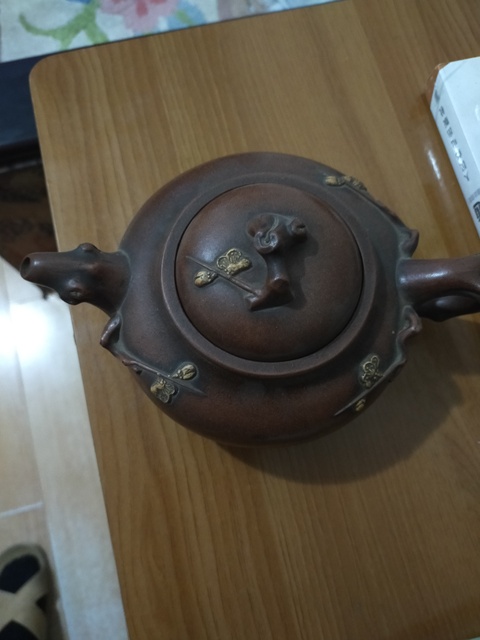 古玩雜項梅樁壺拍賣，當前價格5000元