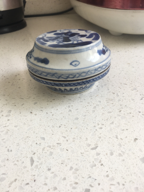 古玩陶瓷青花蓋盒拍賣，當前價格12000元