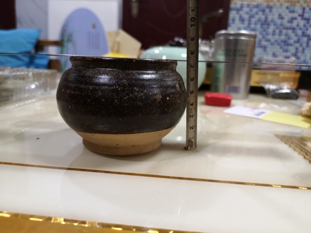 古玩陶瓷醬釉罐或（黑釉）拍賣，當前價格2600元