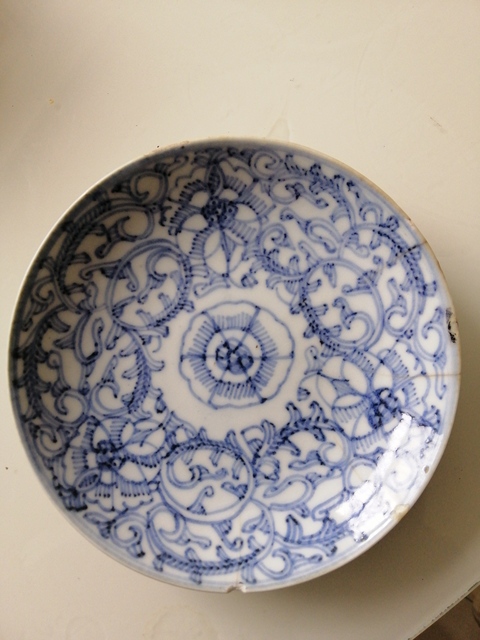 古玩陶瓷青花盤拍賣，當前價格8650元