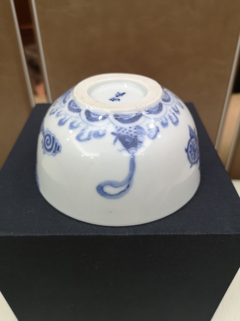 古玩陶瓷光緒魚化龍青花碗拍賣，當前價格4988元