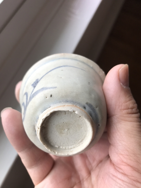 古玩陶瓷青花杯拍賣，當前價格9000元