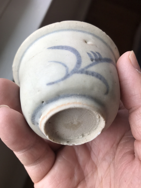 古玩陶瓷青花杯拍賣，當前價格9000元