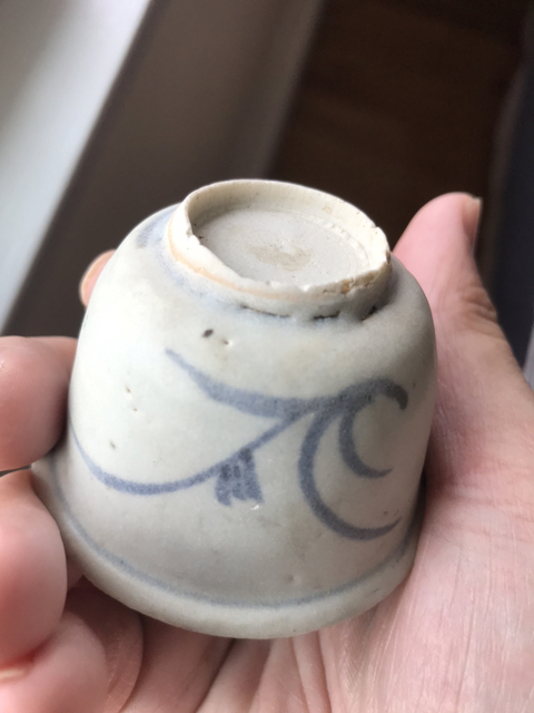 古玩陶瓷青花杯拍賣，當前價格9000元