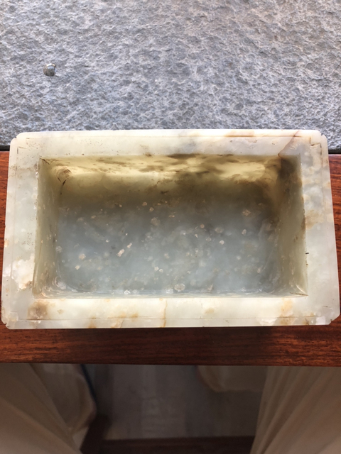 古玩玉器玉水仙盆拍賣，當前價格12000元