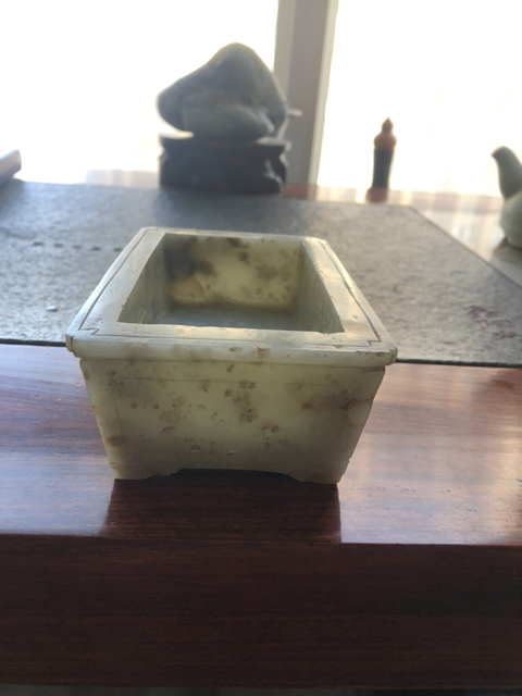 古玩玉器玉水仙盆拍賣，當前價格12000元