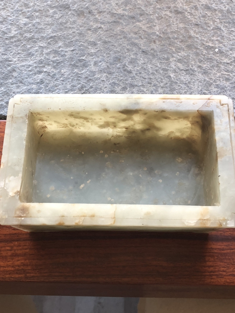 古玩玉器玉水仙盆拍賣，當前價格12000元