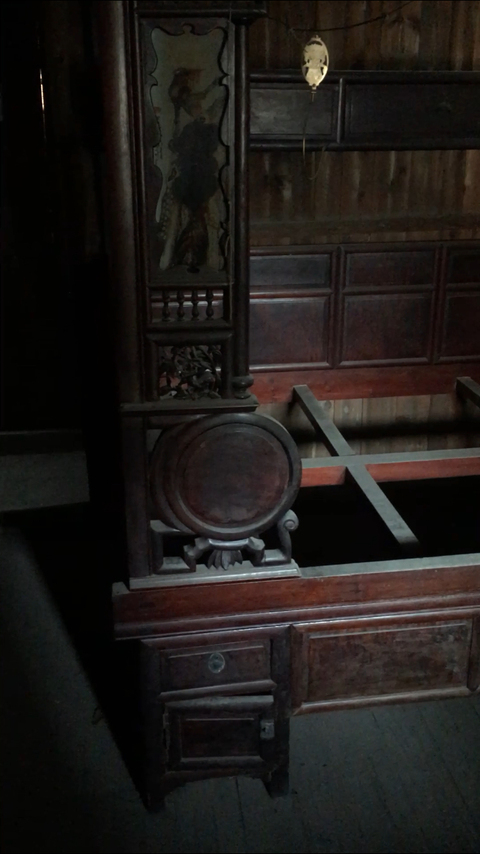 古玩雜項架子床拍賣，當前價格9850元