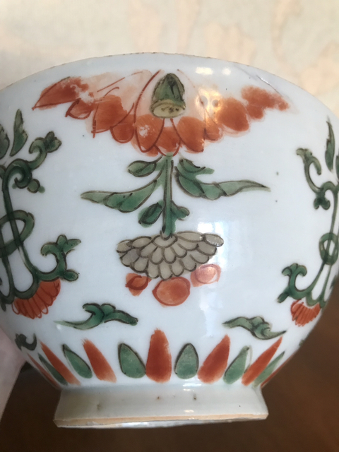 古玩陶瓷五彩碗拍賣，當(dāng)前價格3000元