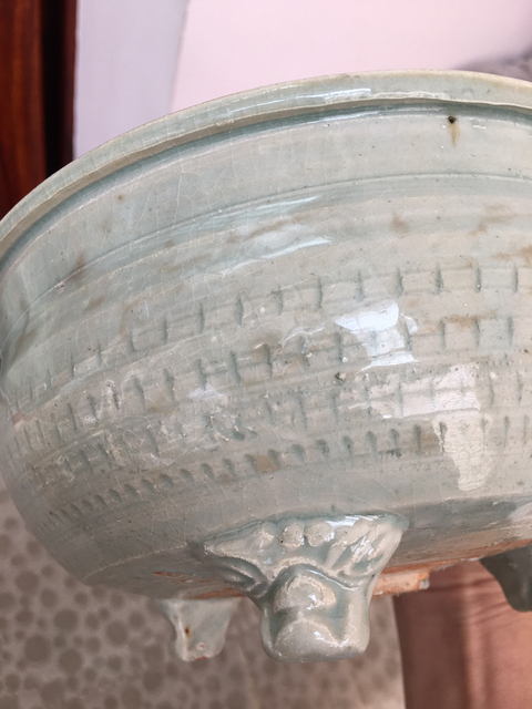 古玩陶瓷三足爐拍賣，當前價格4000元