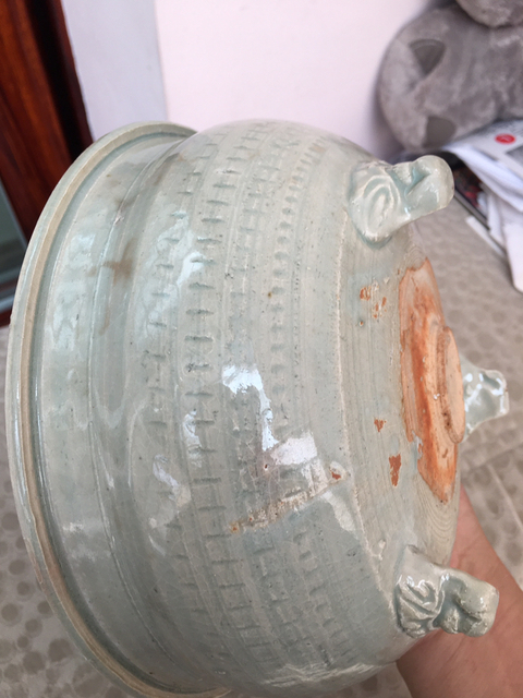 古玩陶瓷三足爐拍賣，當前價格4000元