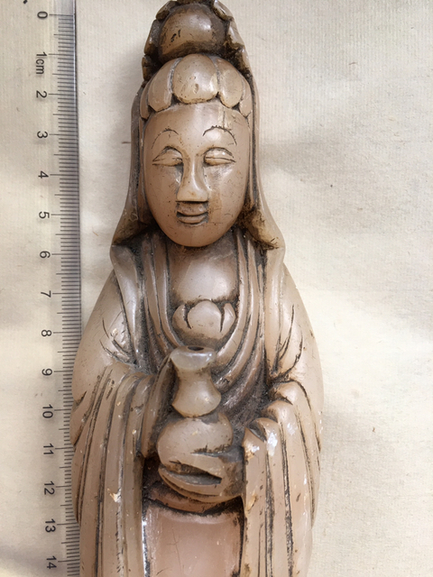 古玩玉器觀音拍賣，當前價格7000元