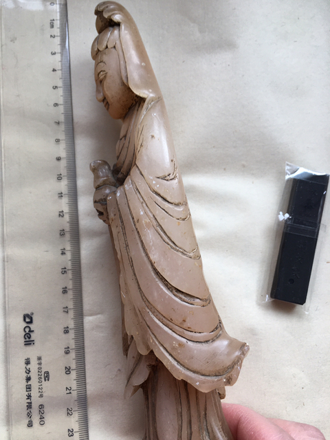 古玩玉器觀音拍賣，當前價格7000元