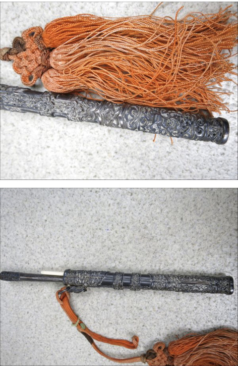 古玩雜項蒙古族餐刀、筷拍賣，當前價格5800元