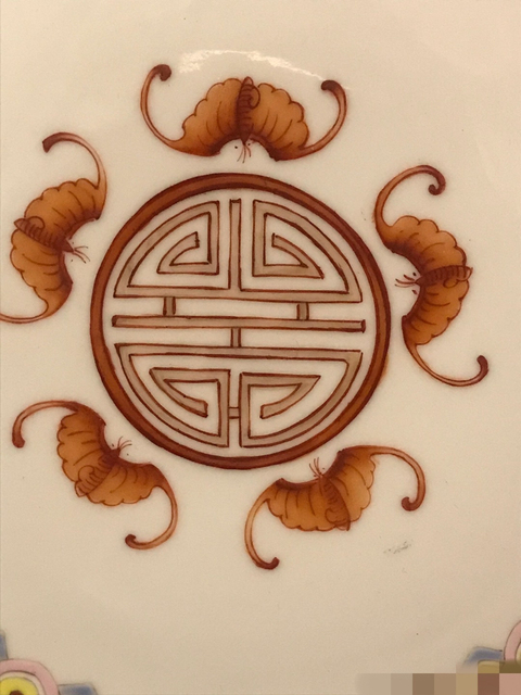 古玩陶瓷粉彩盤拍賣，當前價格6850元