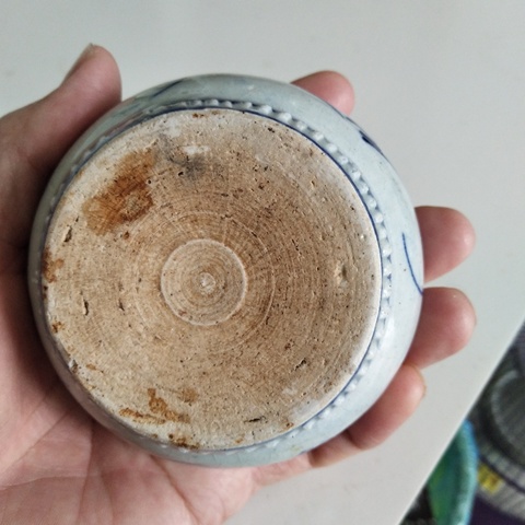 古玩陶瓷青花鼓丁紋水司南拍賣，當前價格3000元