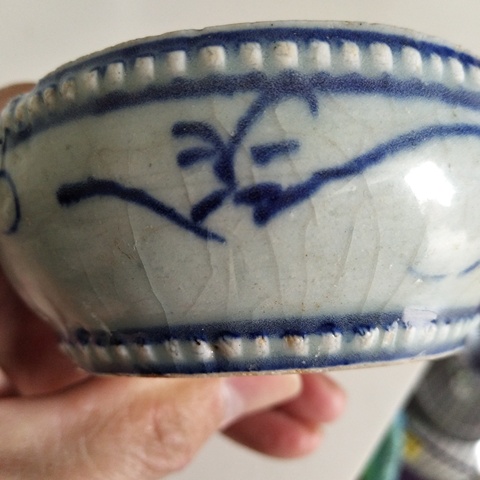 古玩陶瓷青花鼓丁紋水司南拍賣，當前價格3000元