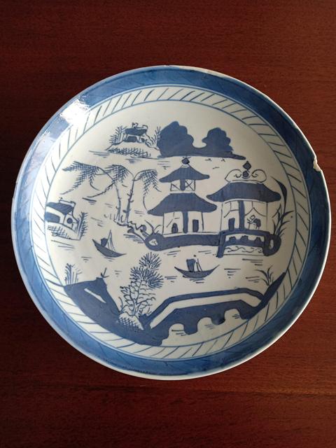 古玩陶瓷青花盤拍賣，當前價格4000元