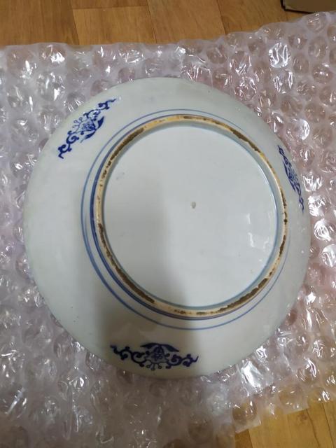 古玩陶瓷青花盤(pán)拍賣，當(dāng)前價(jià)格5000元