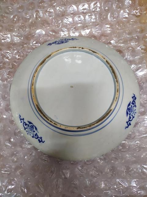 古玩陶瓷青花盤(pán)拍賣，當(dāng)前價(jià)格5000元