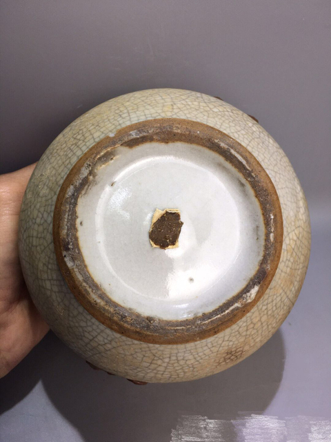 古玩陶瓷哥釉獅耳爐拍賣，當前價格6000元