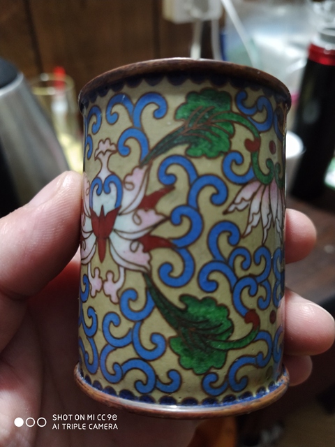 古玩雜項銅胎琺瑯拍賣，當前價格11000元