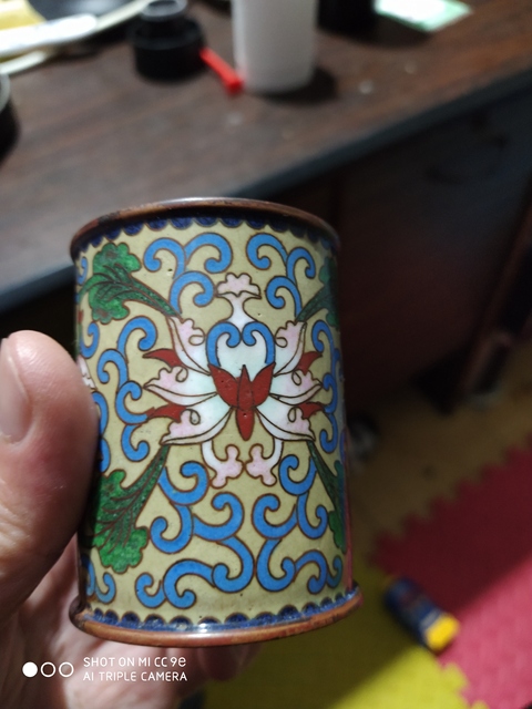 古玩雜項銅胎琺瑯拍賣，當前價格11000元